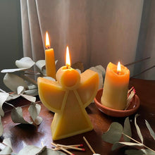 Load image into Gallery viewer, Beeswax Angel Candle
