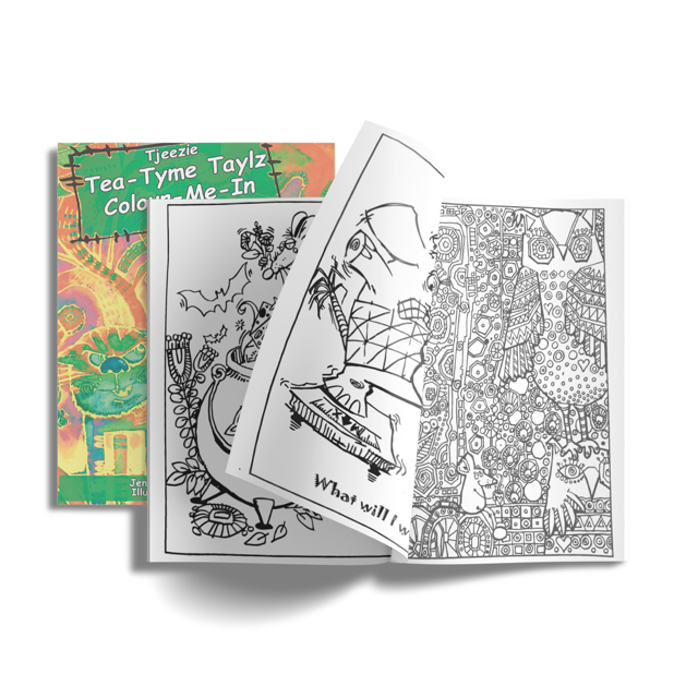 Tea-Tyme-Taylz Colouring Book