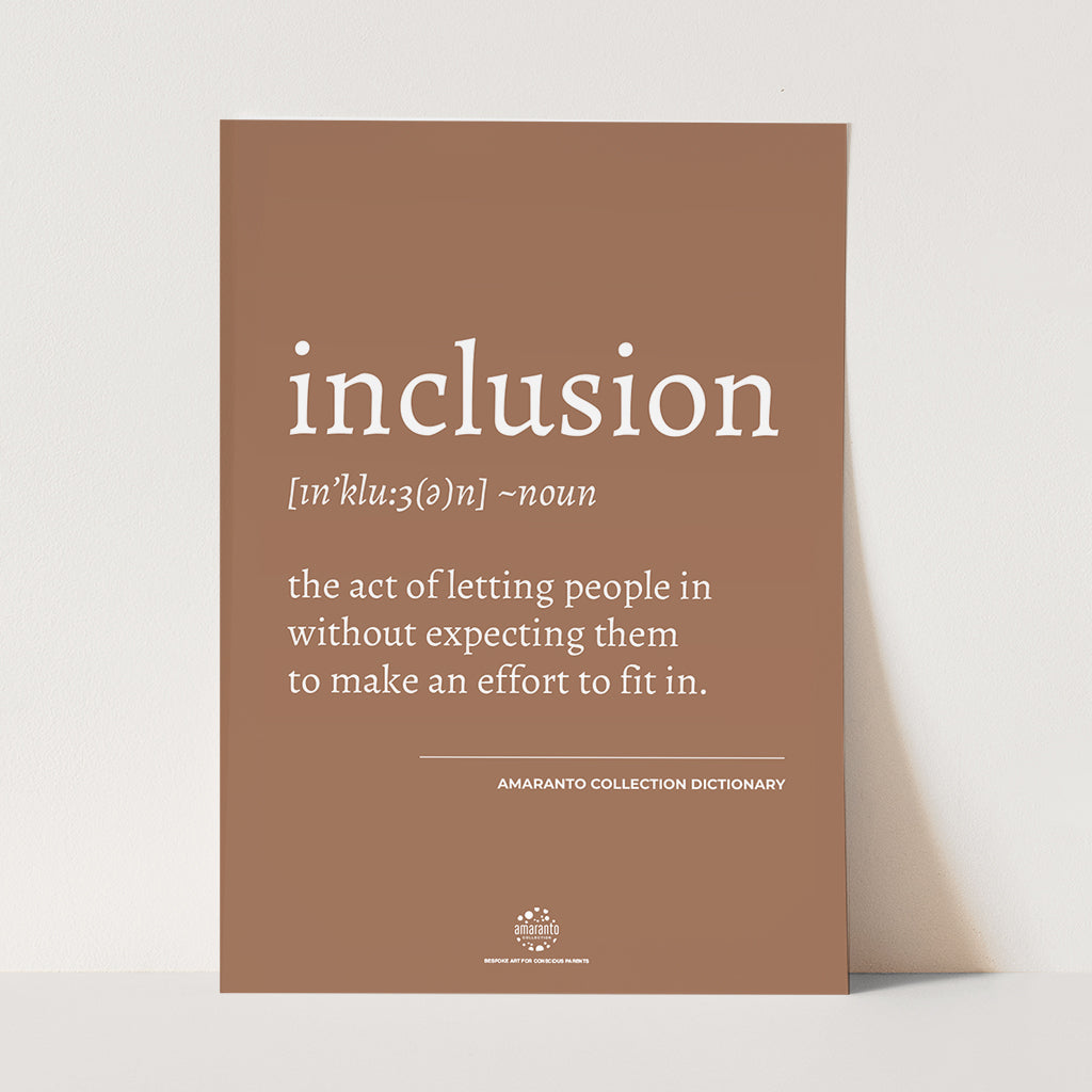 Conscious Dictionary Poster - Inclusion