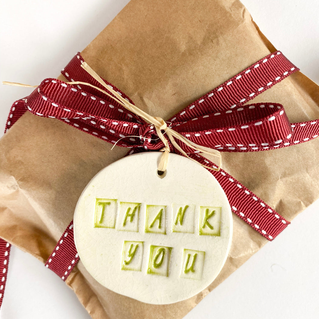 (Re)-Gift Tags - Thank You (Green)