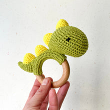Load image into Gallery viewer, Baby Rattle and Teether - Dino

