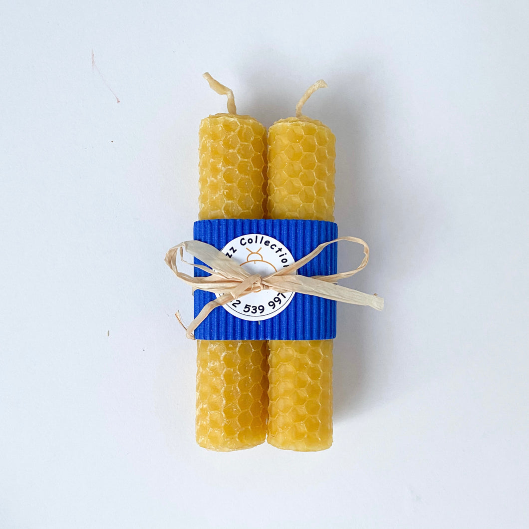Beeswax Candles - Small (2 pack)