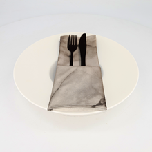 Load image into Gallery viewer, Napkins - Grey Marble (set of 6)
