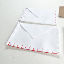 Load image into Gallery viewer, Card and White Fabric Envelope - Set of 3
