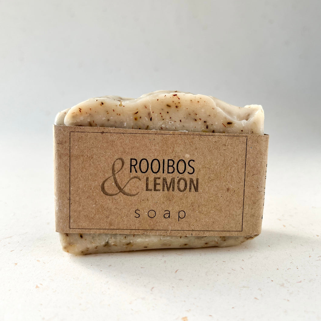 Handmade Natural Soap - Rooibos and Lemon