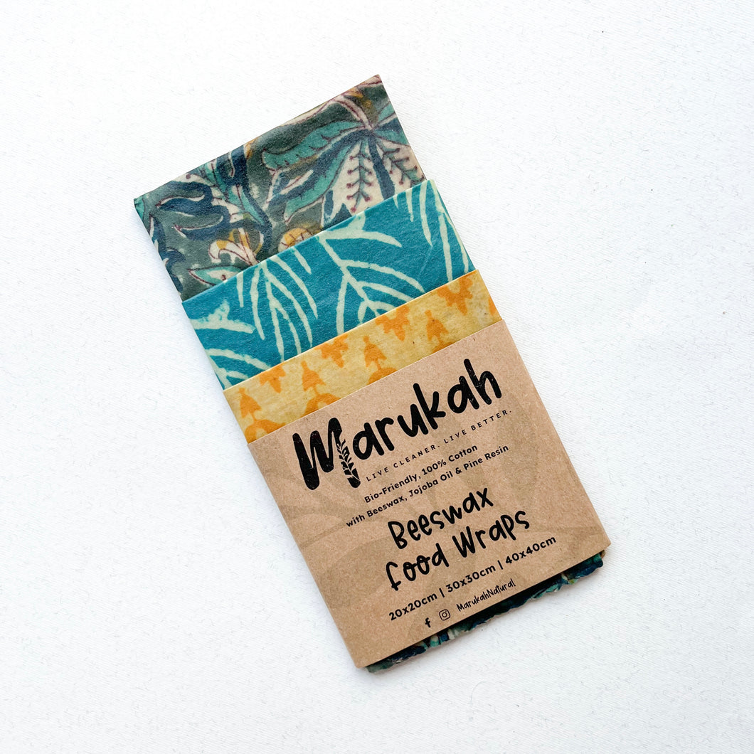 Beeswax Food Wraps - Basic Beginners Set