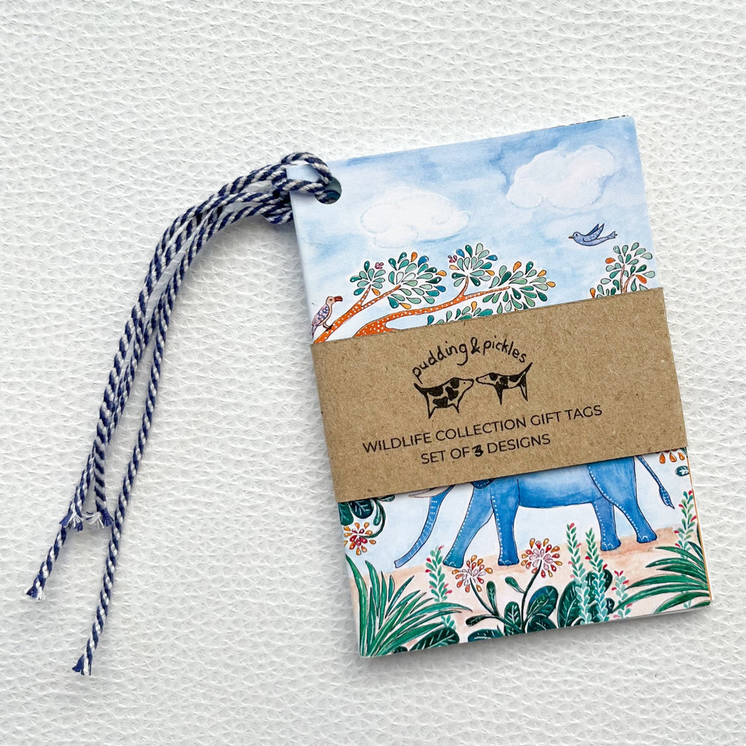 Wildlife Gift Tags - Set of 3