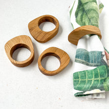 Load image into Gallery viewer, Oak Napkin Rings

