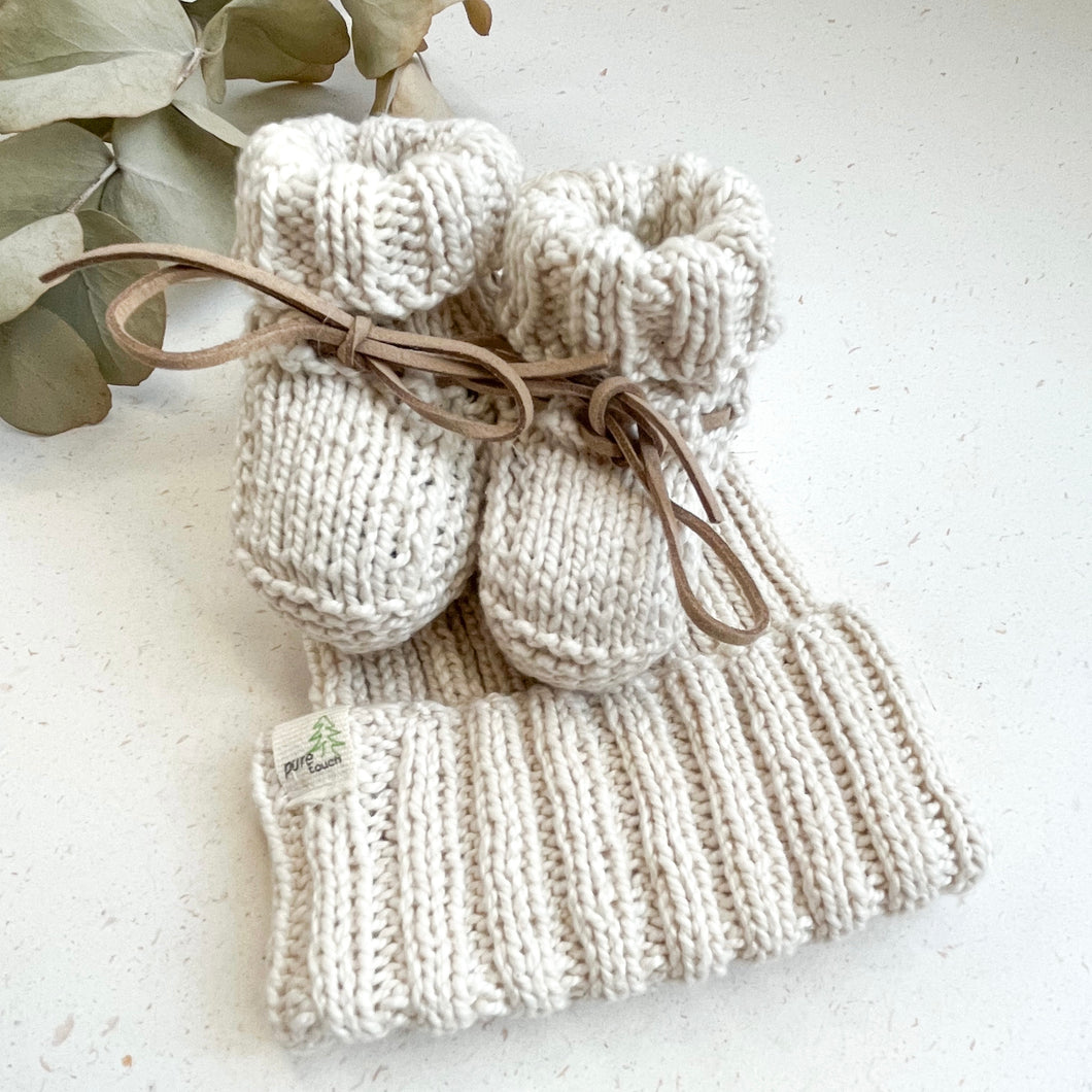 Booties and Beanie Set