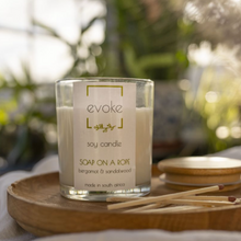Load image into Gallery viewer, Scented Soy Candle - Soap on a Rope (Bergamot and Sandalwood)

