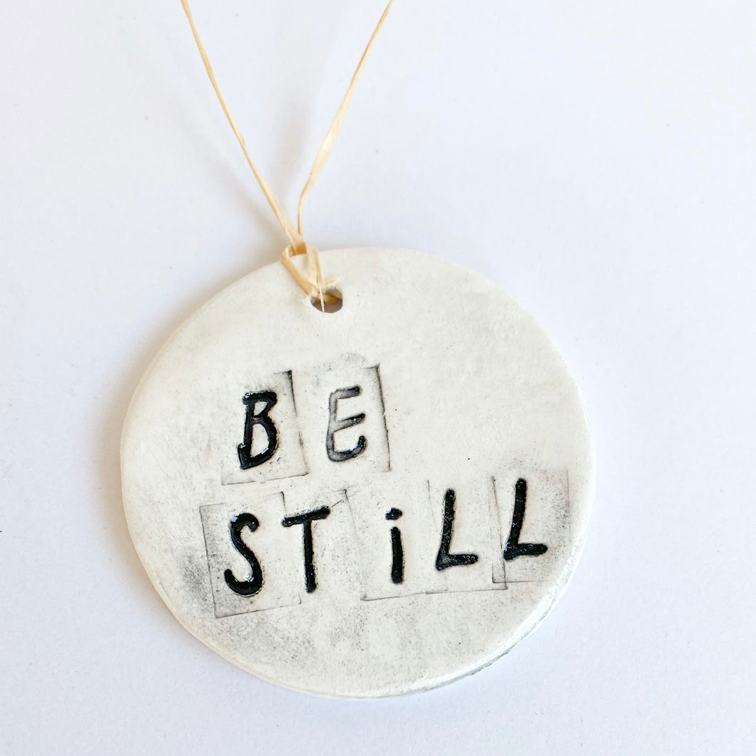 (Re)-Gift Tag - Be Still