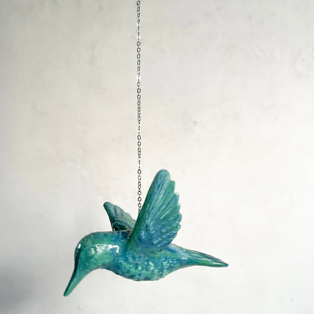 Ceramic Hanging Hummingbird