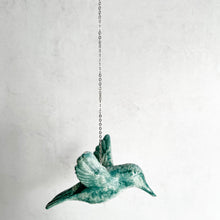 Load image into Gallery viewer, Ceramic Hanging Hummingbird
