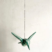 Load image into Gallery viewer, Ceramic Hanging Hummingbird
