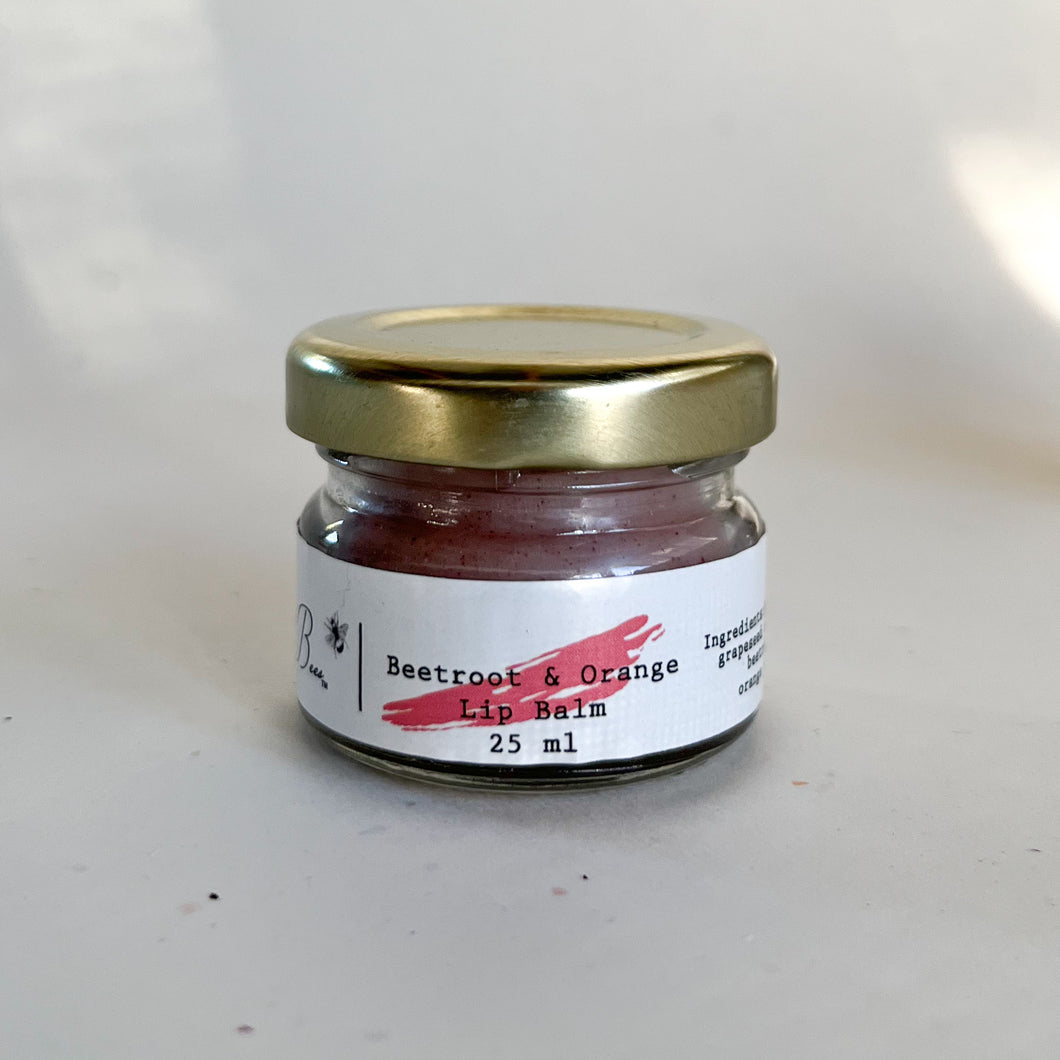 Beetroot and Orange Exfoliating Lip Balm - 25ml
