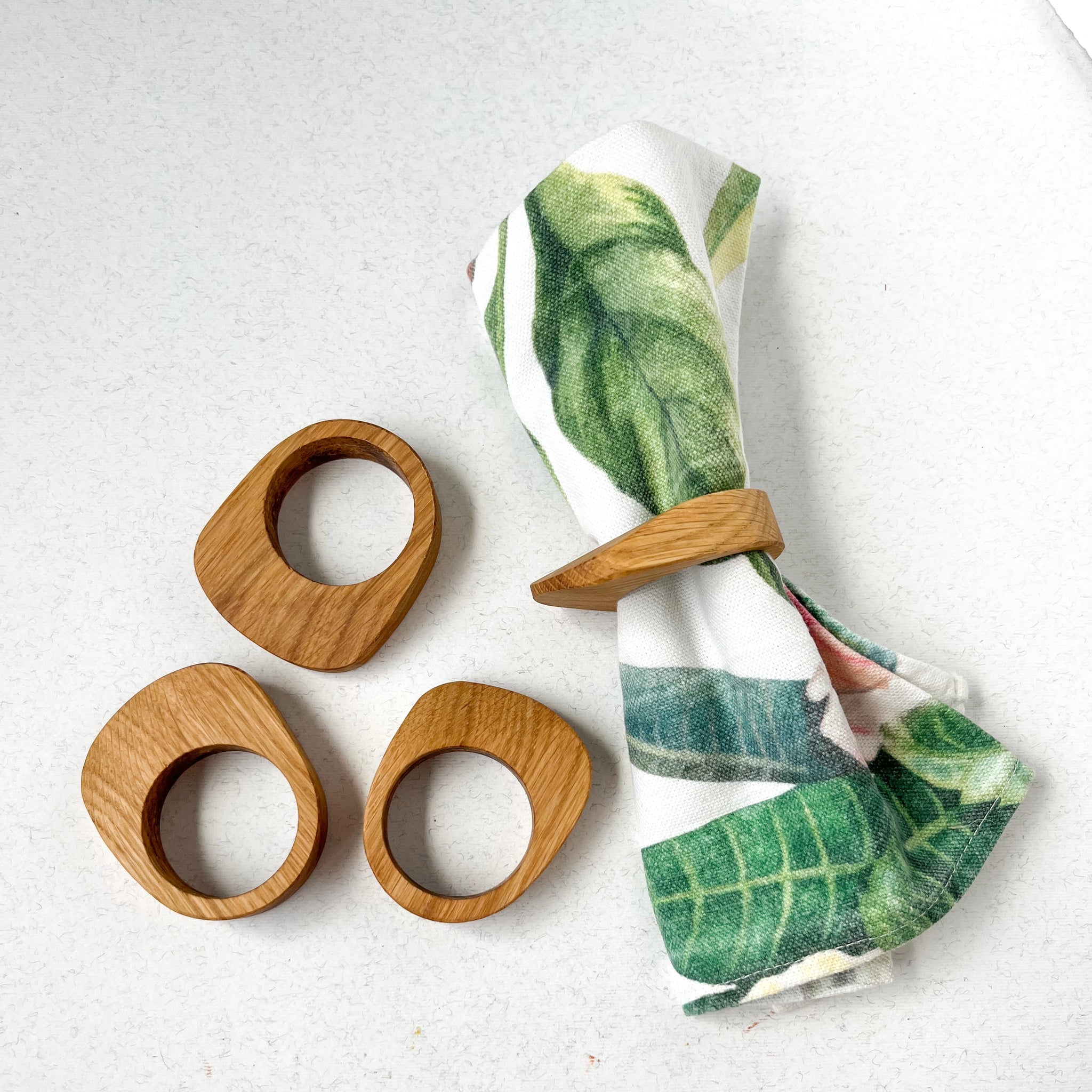 Kiaat Wood Napkin Rings