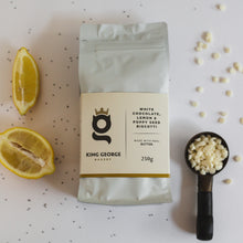 Load image into Gallery viewer, Biscotti - White Chocolate and Lemon Poppy Seed (250g)
