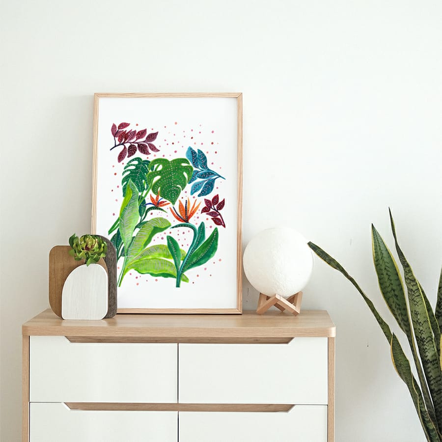 Art Print - Tropical and Cape Flowers