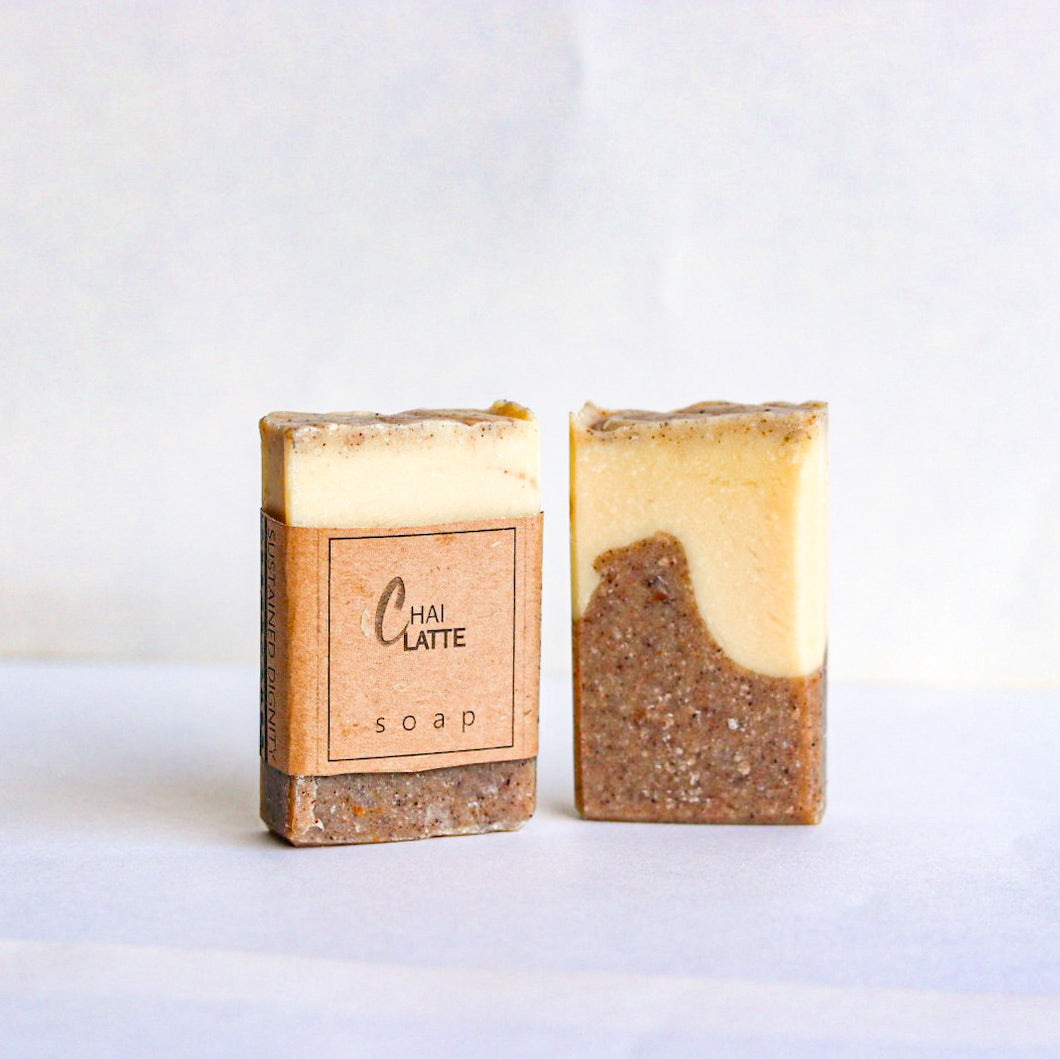 Handmade Natural Soap - Chai Latte (75g)