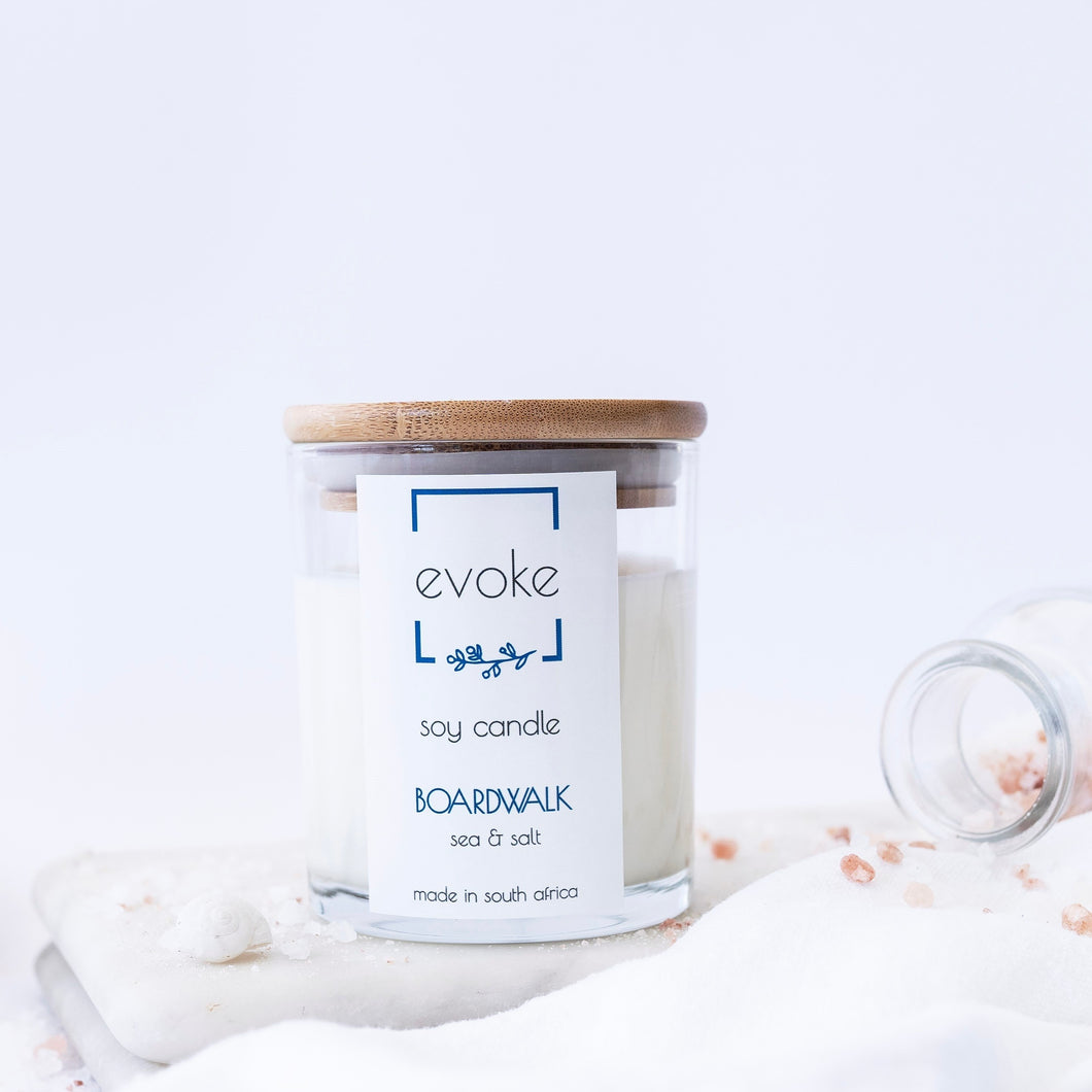 Scented Soy Candle - Boardwalk (Salt and Sea)