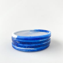 Load image into Gallery viewer, Resin Coasters (set of 4) - Sea Blue

