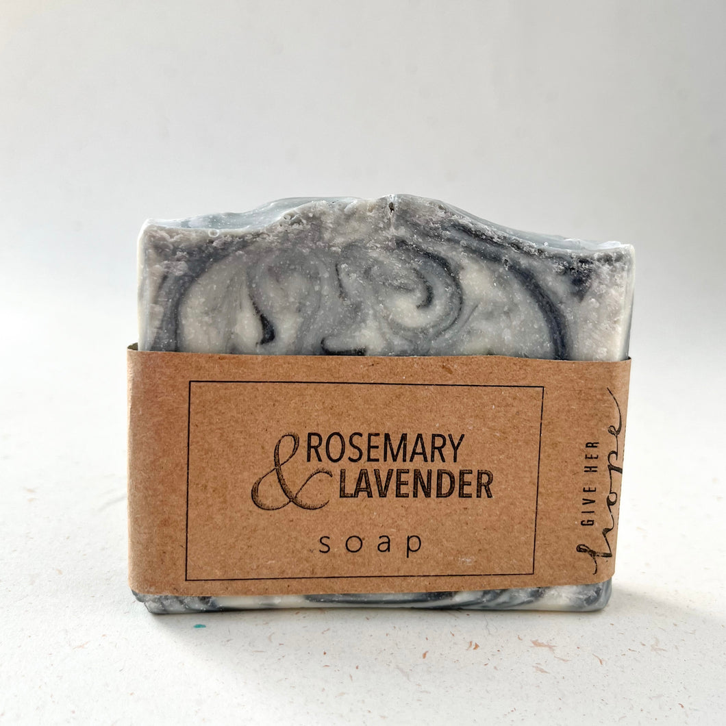 Handmade Natural Soap - Lavender and Rosemary