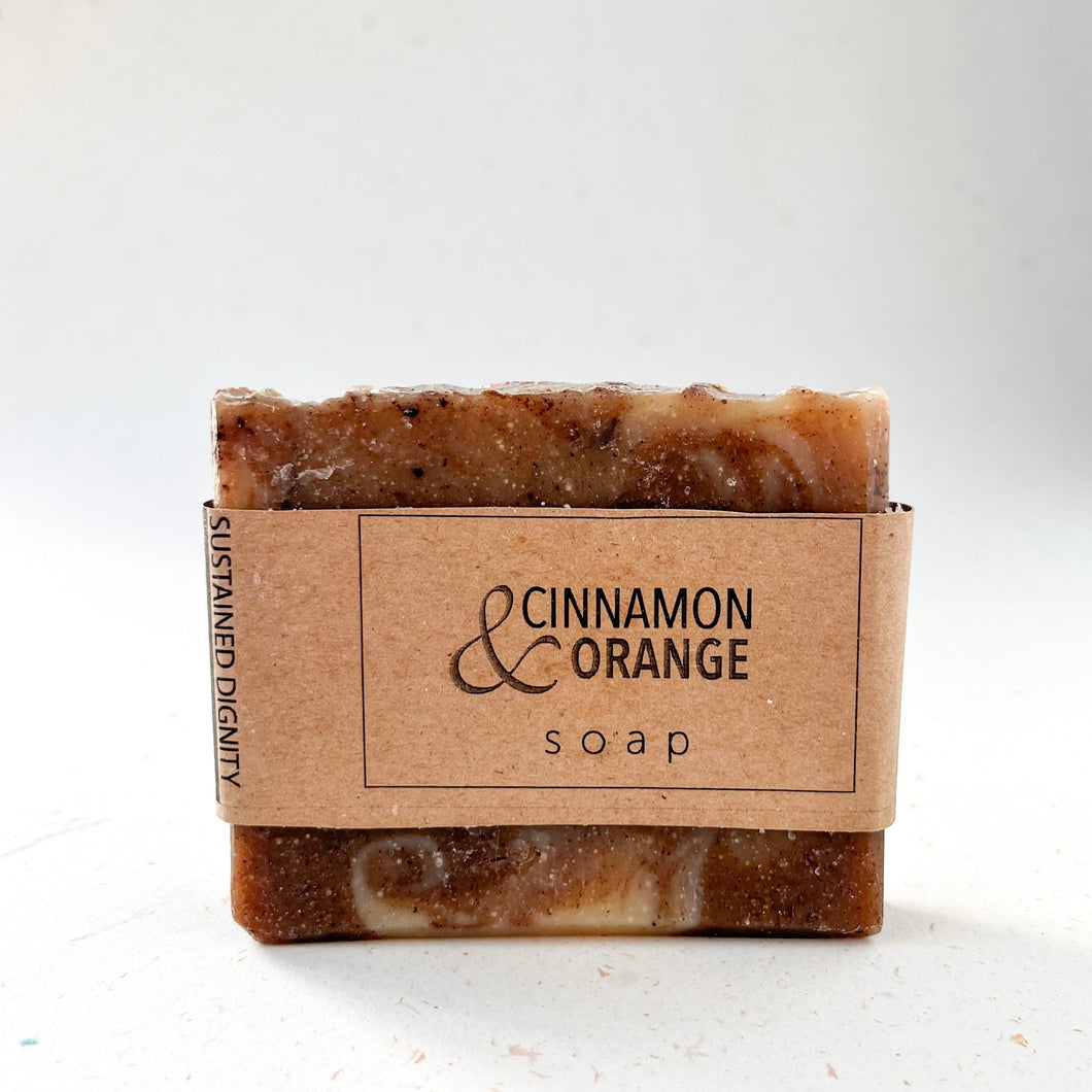 Handmade Natural Soap - Cinnamon and Orange