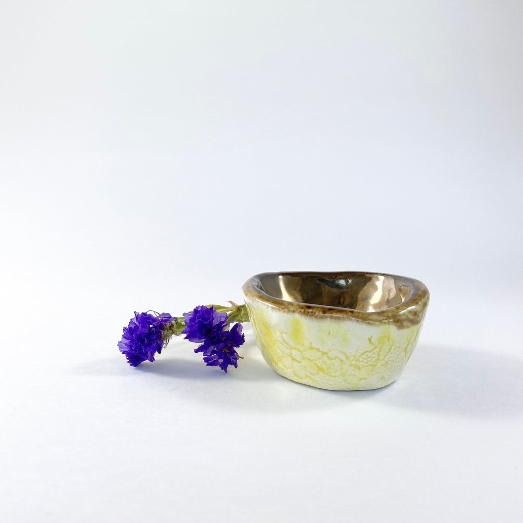 Jewellery Bowls - Yellow and Gold
