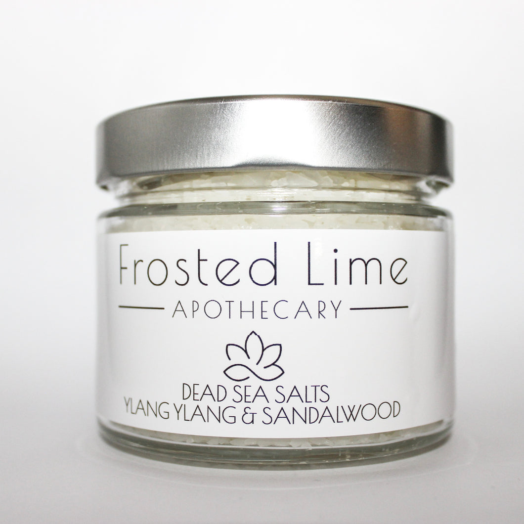 Bath Salts - Dead Sea Salts, Ylang Ylang and Sandalwood (250g)