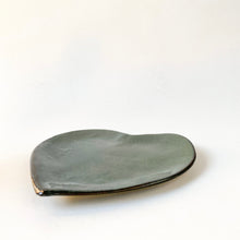 Load image into Gallery viewer, Ceramic Heart Plate - Dark Green
