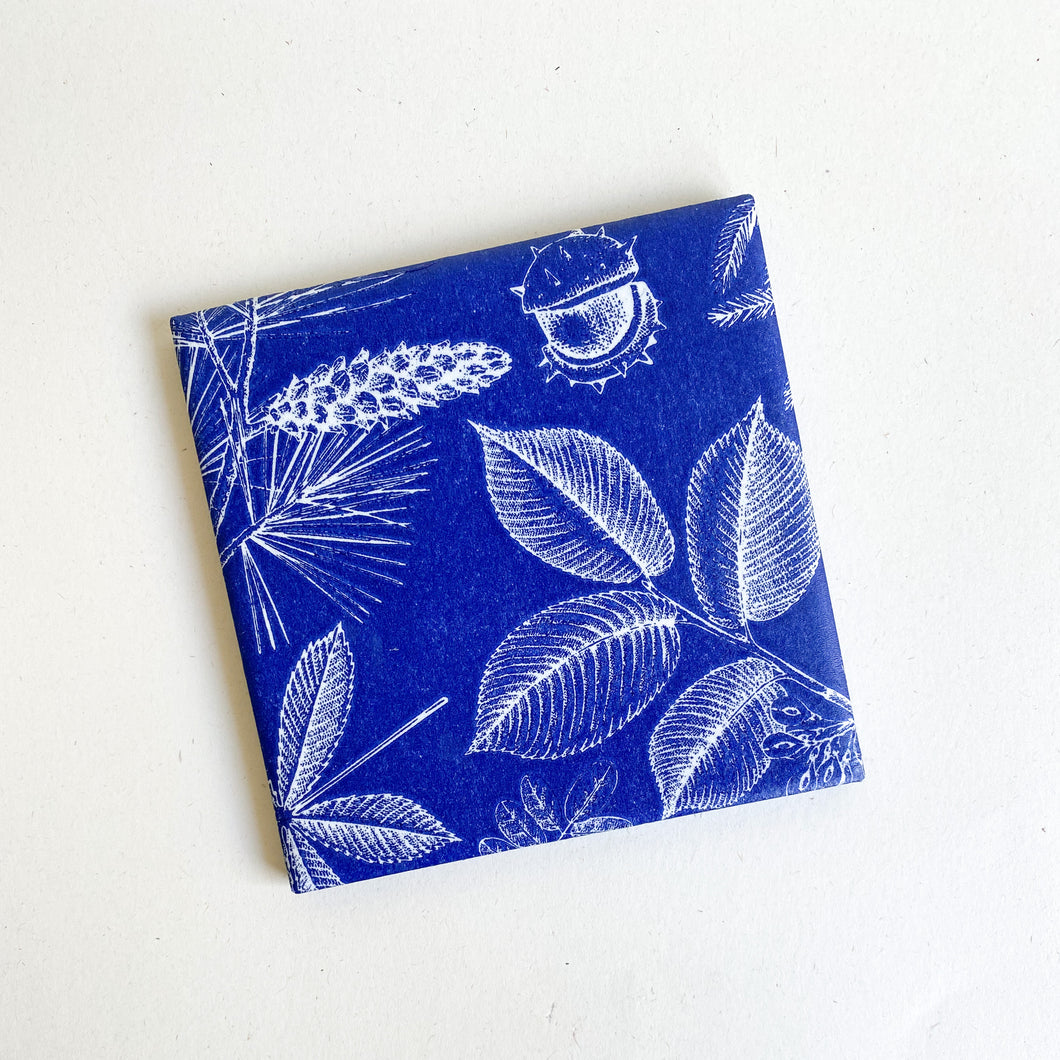 Porcelain Coasters - Blue Botanical (Set of 4)