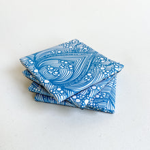 Load image into Gallery viewer, Porcelain Coasters - Ocean (Set of 4)
