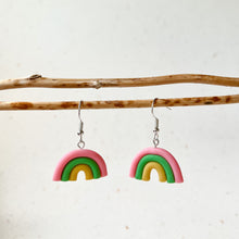 Load image into Gallery viewer, Small Rainbow Earrings
