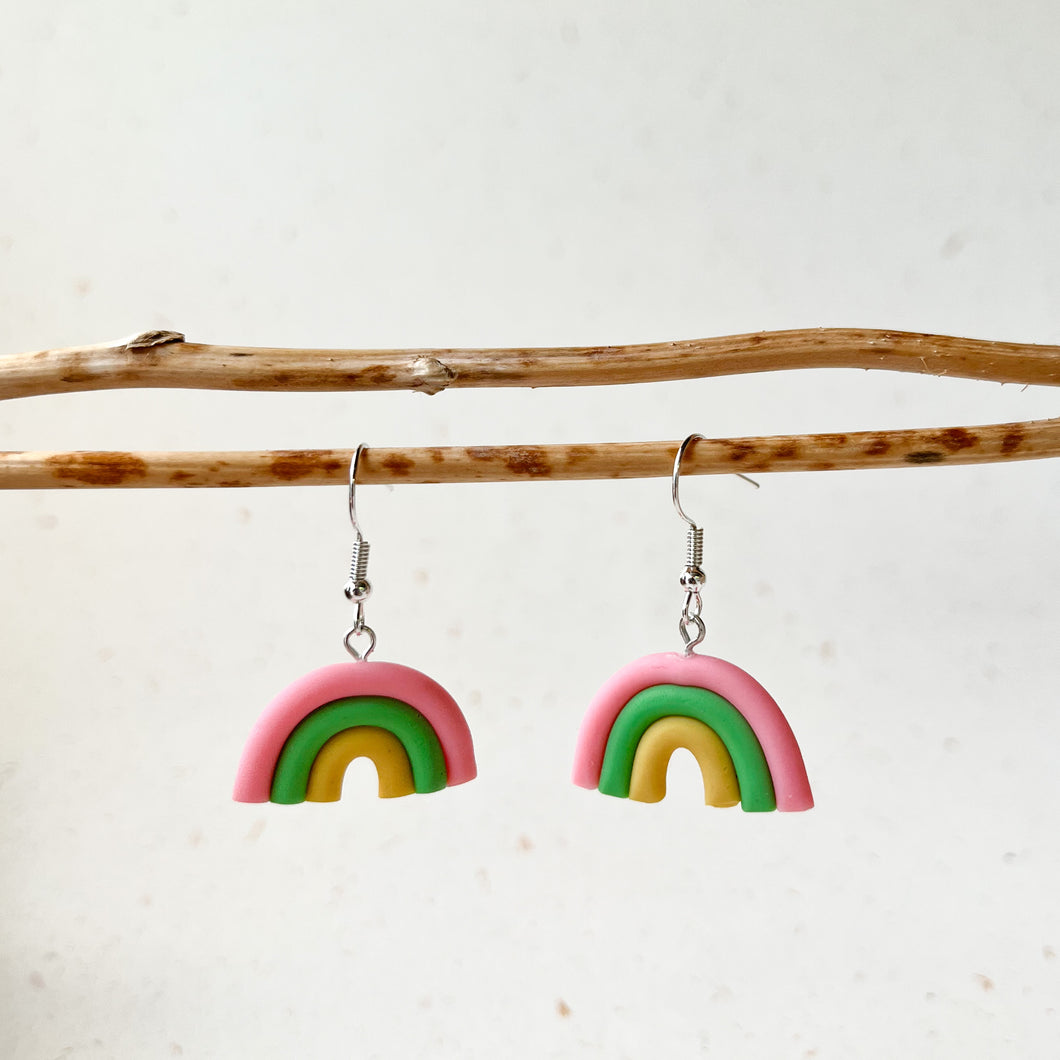 Small Rainbow Earrings