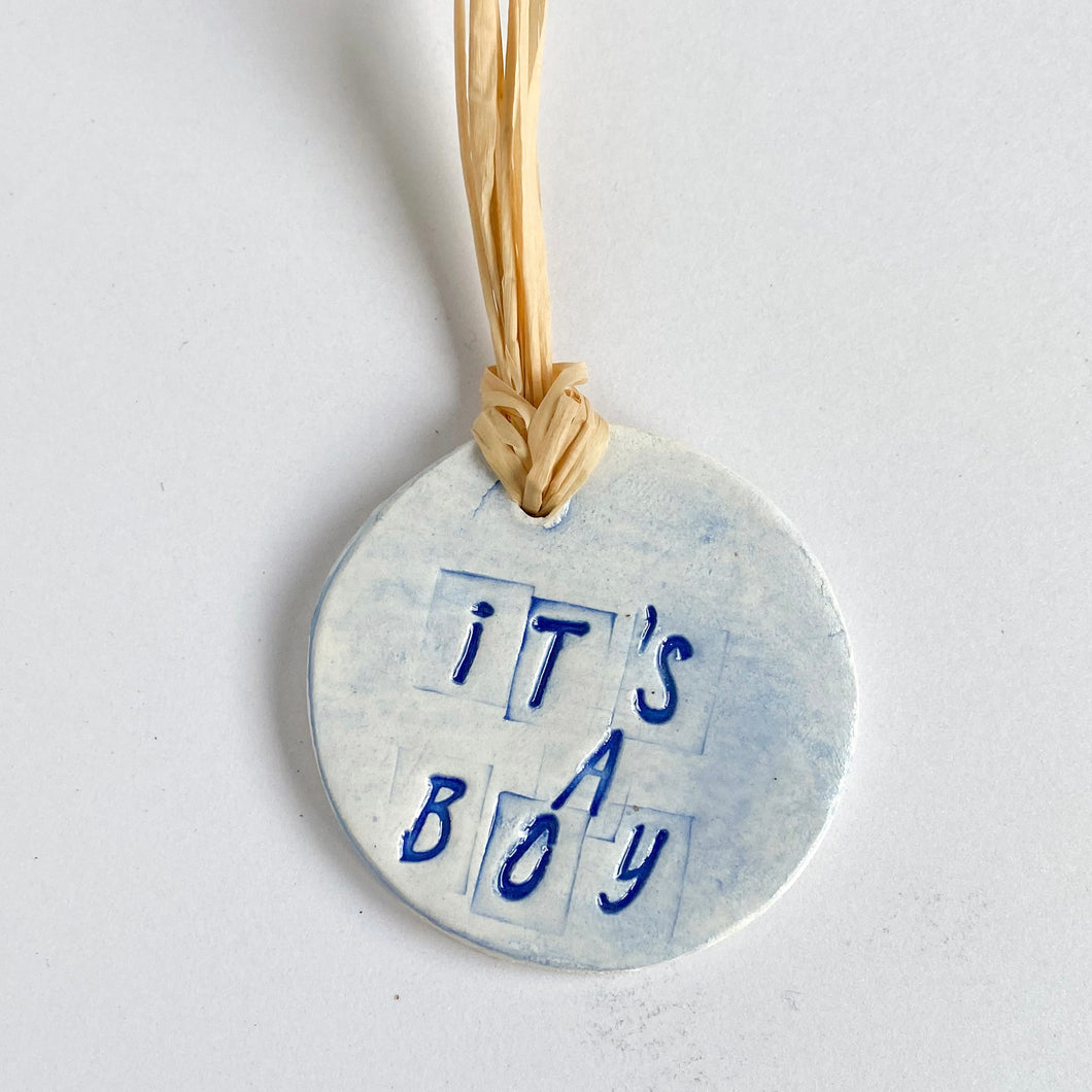 Re)-Gift Tags - It's a Boy (blue)