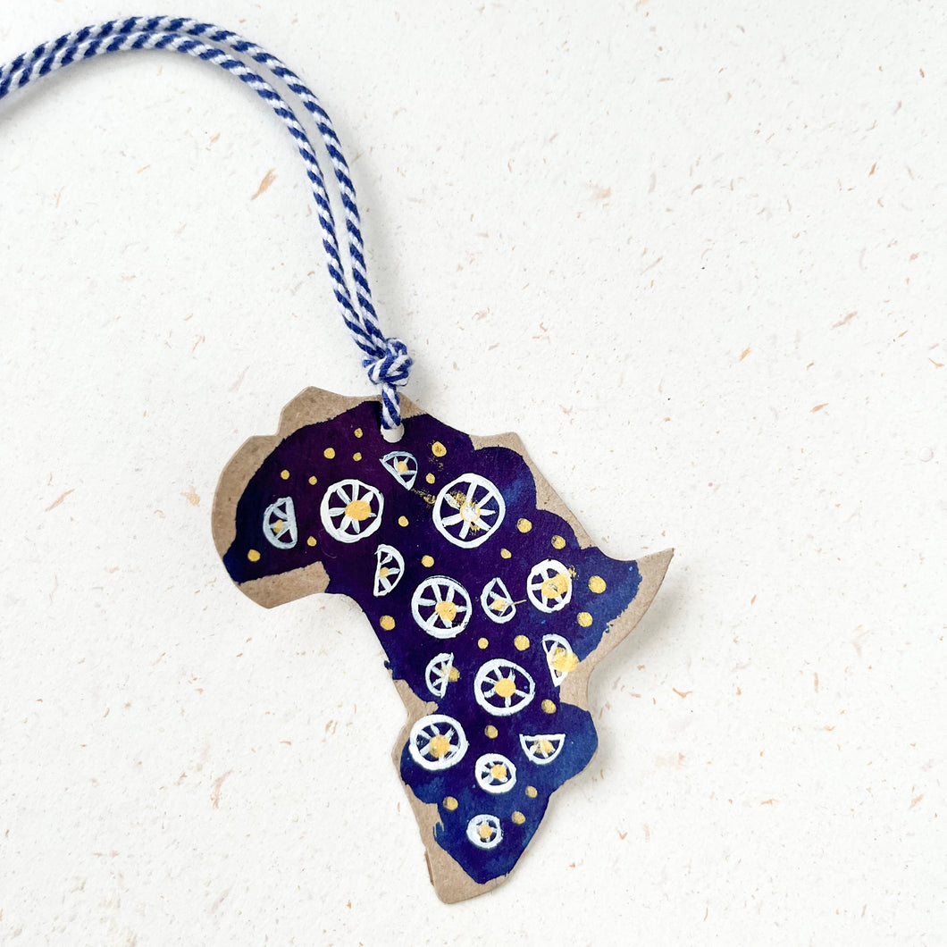 Handpainted Gift Tag - Africa