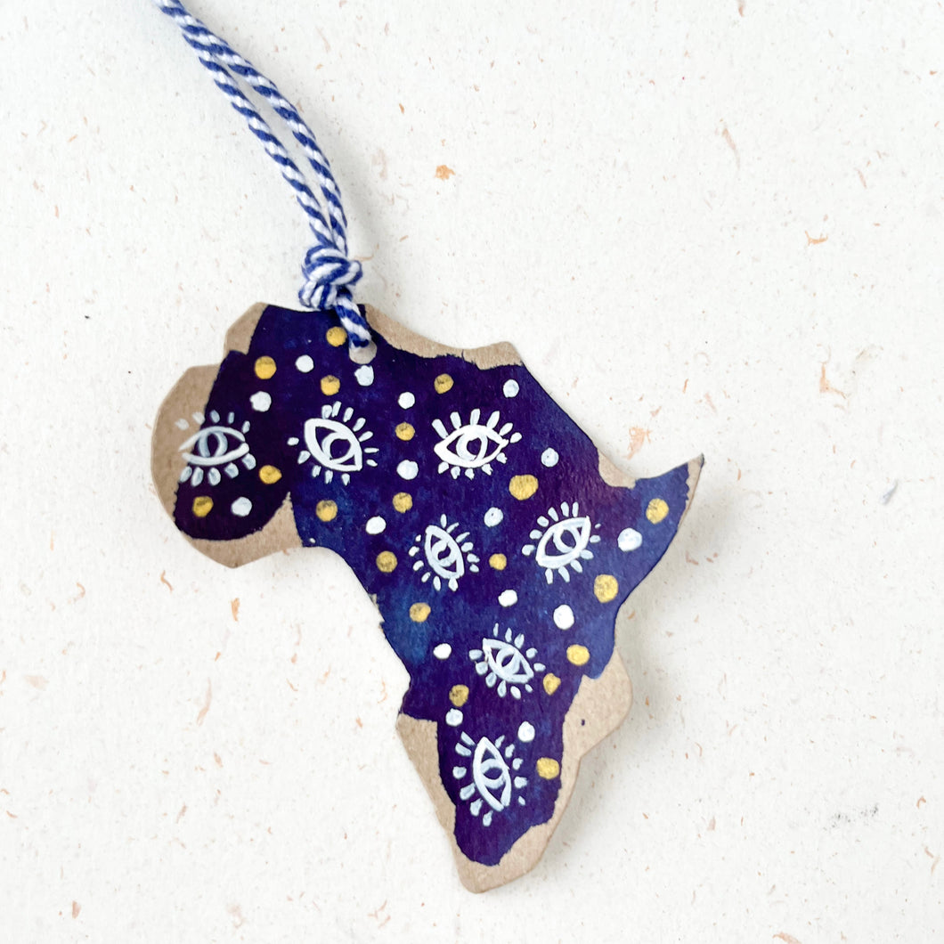Handpainted Gift Tag - Africa