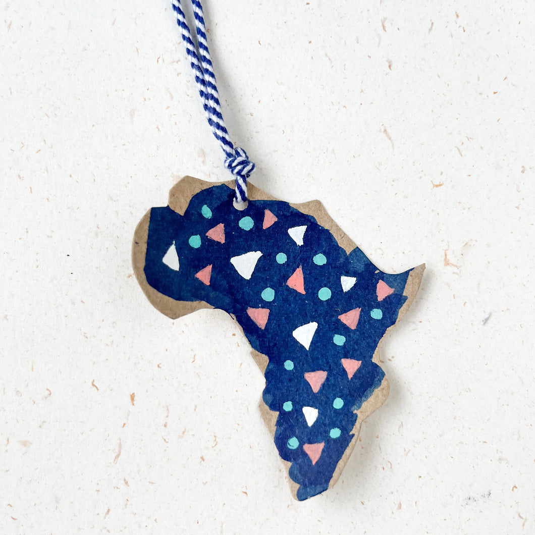 Handpainted Gift Tag - Africa