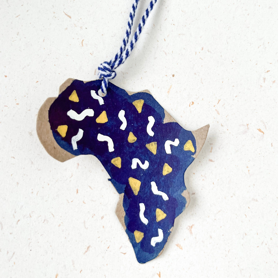 Handpainted Gift Tag - Africa