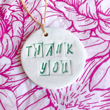 Load image into Gallery viewer, (Re)-Gift Tag - Thank you (green)
