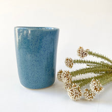 Load image into Gallery viewer, Ceramic Tumbler - Speckled Blue (set of 2)
