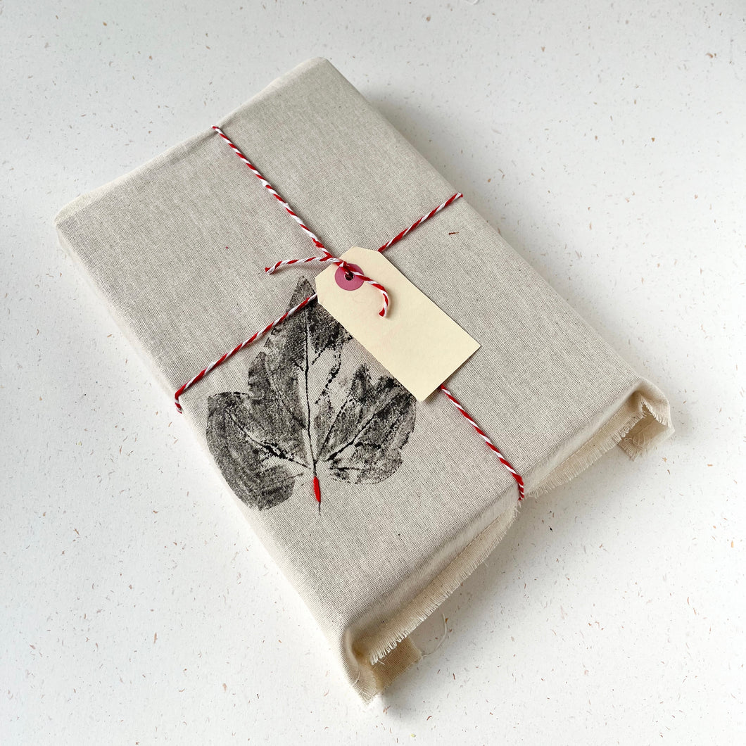 Hand Printed Gift Bag with Tag - Ivy