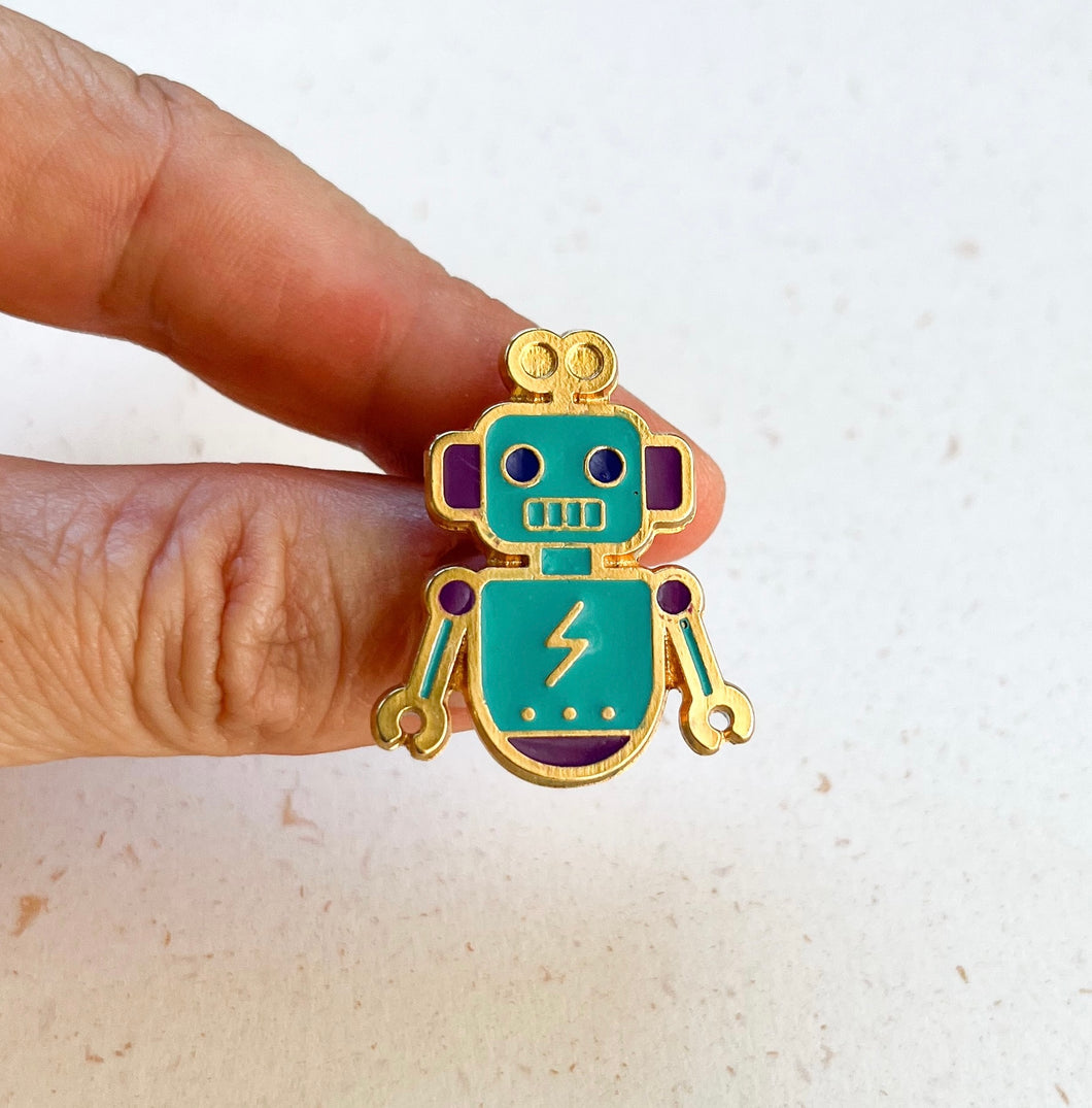 Enamel Pin - Robot