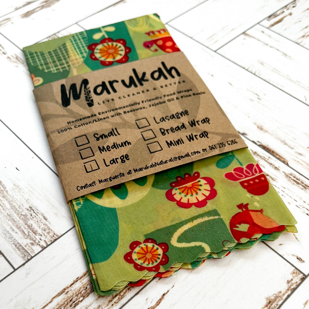 Beeswax Food Wraps - Large
