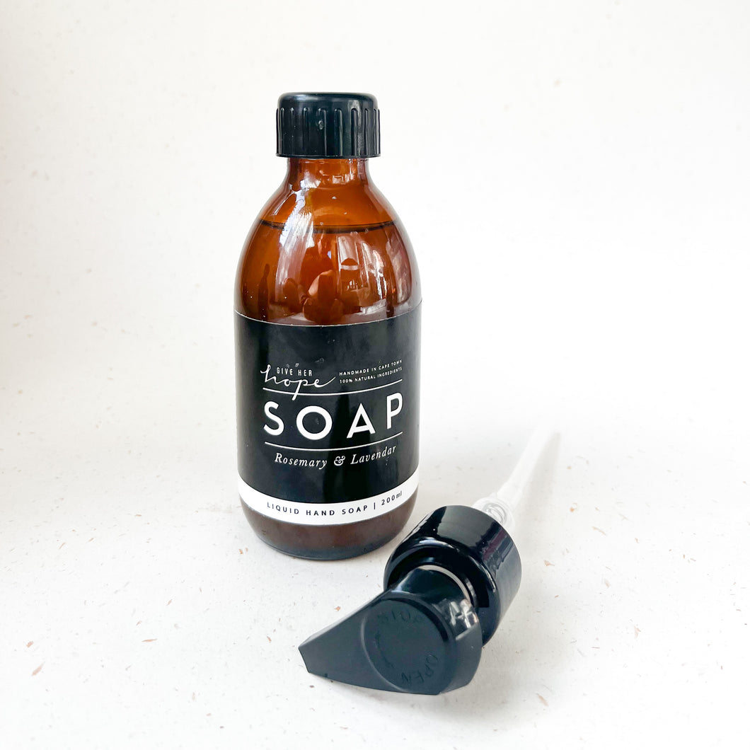 Rosemary and Lavender Liquid Soap - 200ml