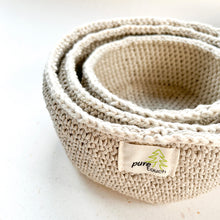 Load image into Gallery viewer, Hemp Baskets - Set of 3
