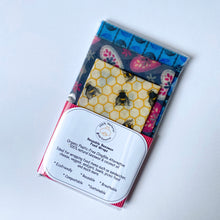 Load image into Gallery viewer, Beeswax Food Wraps (3 pack)
