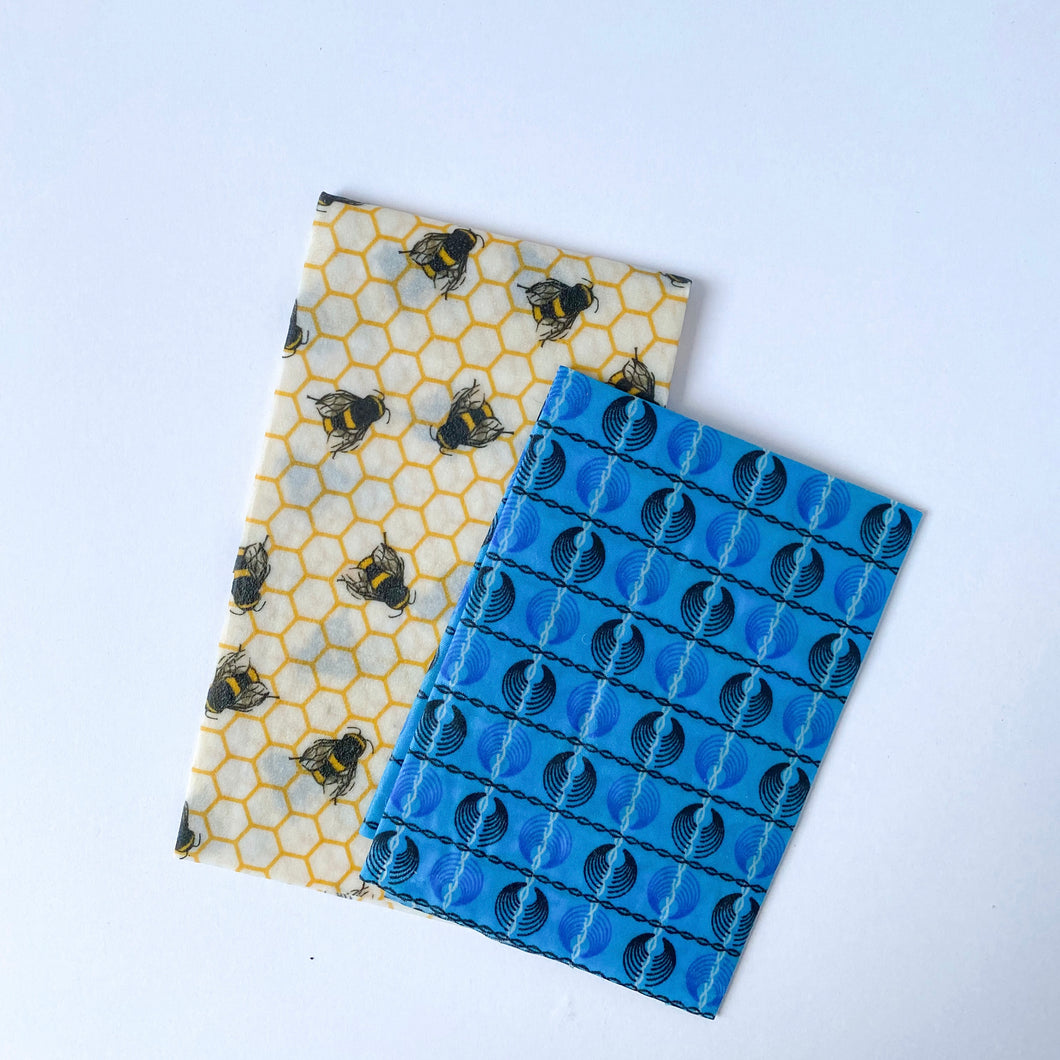 Beeswax Food Wraps (2 pack)