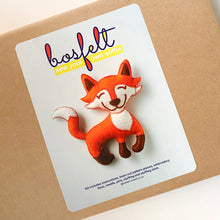 Load image into Gallery viewer, Sew Your Own Softie - Fox Felt Toy Kit
