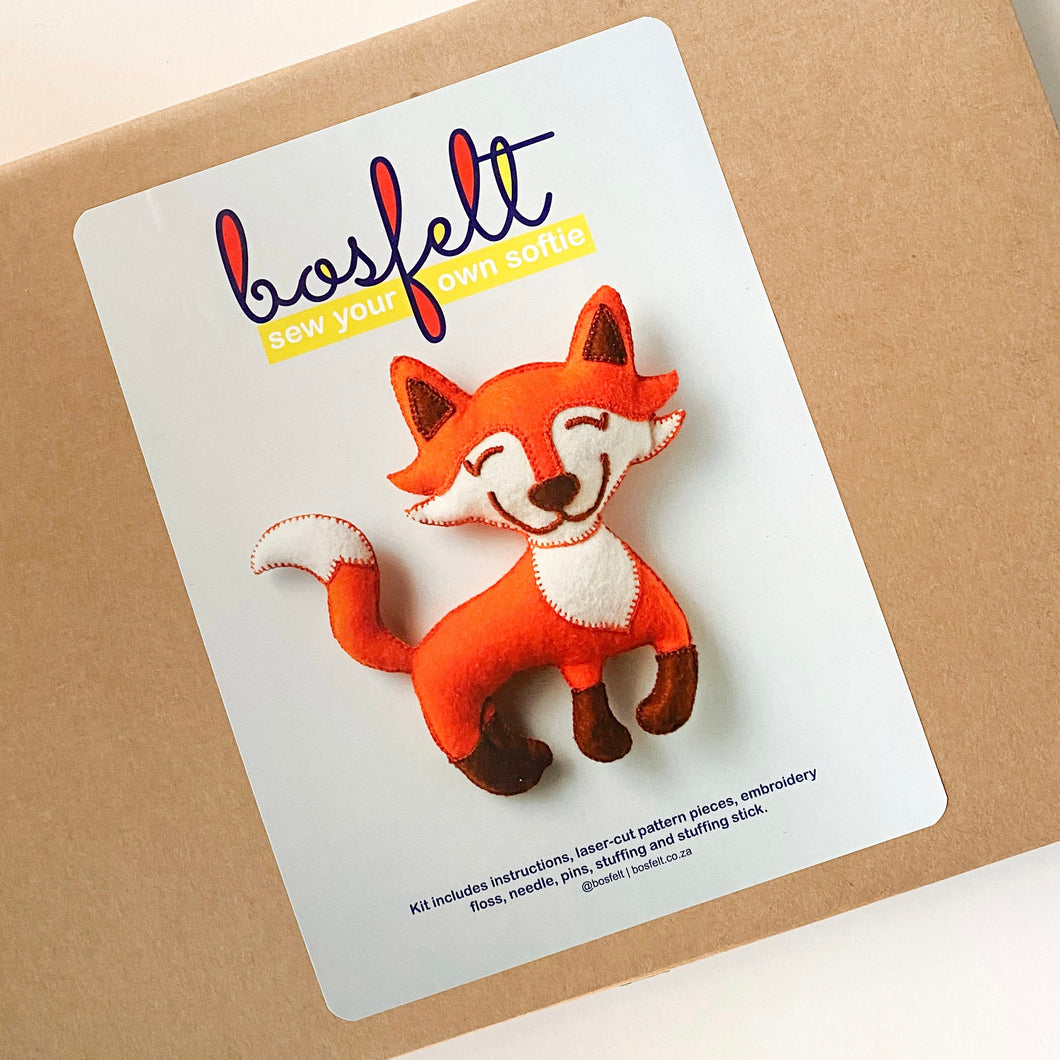 Sew Your Own Softie - Fox Felt Toy Kit